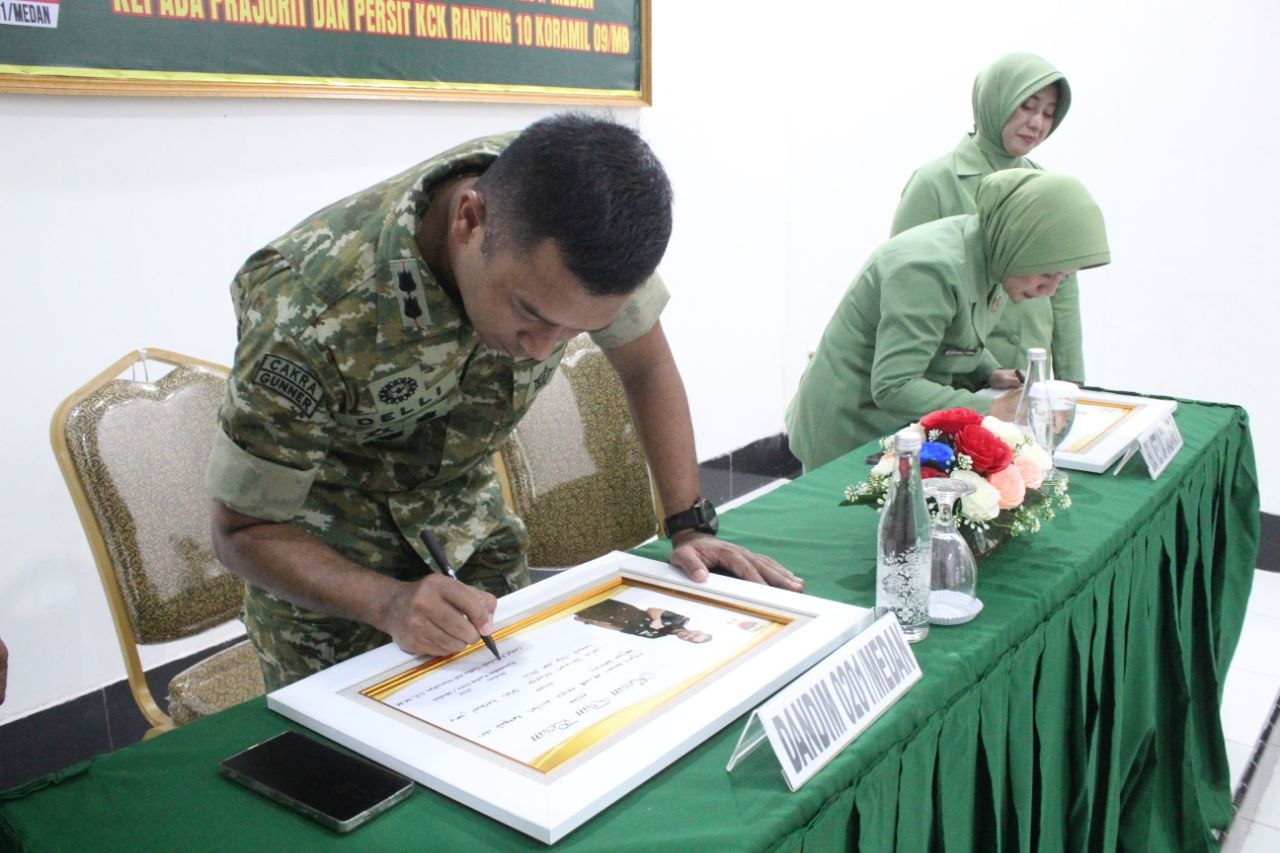Kunker di Koramil 09/MB Dandim 0201/Medan : Mushola Tempat Ibadah Untuk Memperkuat Keimanan dan Ketakwaan