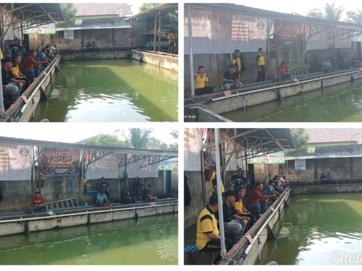 POLRES LUBUK LINGGAU TERUS BERLANJUT MENYAMBUT HARI ULANG TAHUN (HUT) BHAYANGKARA KE-80.JAJARAN KEPOLISIAN MENGGELAR PERLOMBAAN YANG UNIK UNTUK YANG HOBI MANCING