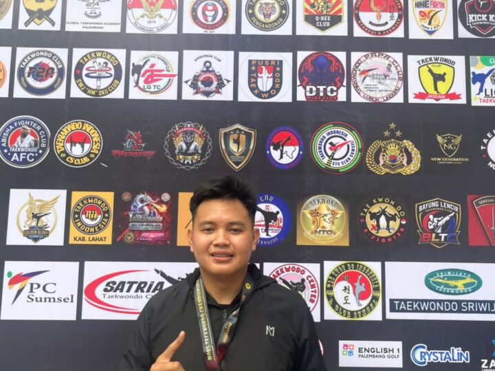 BRIPDA M.FIKRI DARMAWAN PERSONIL POLRES LUBUK LINGGAU YANG SUKSES MEREBUT JUARA 1 SEKALIGUS MENGAMANKAN MEDALI EMAS PADA AJANG BERGENGSI KEJUARAAN TAEKWONDO MOKA CHAMPIONSHIP 2026