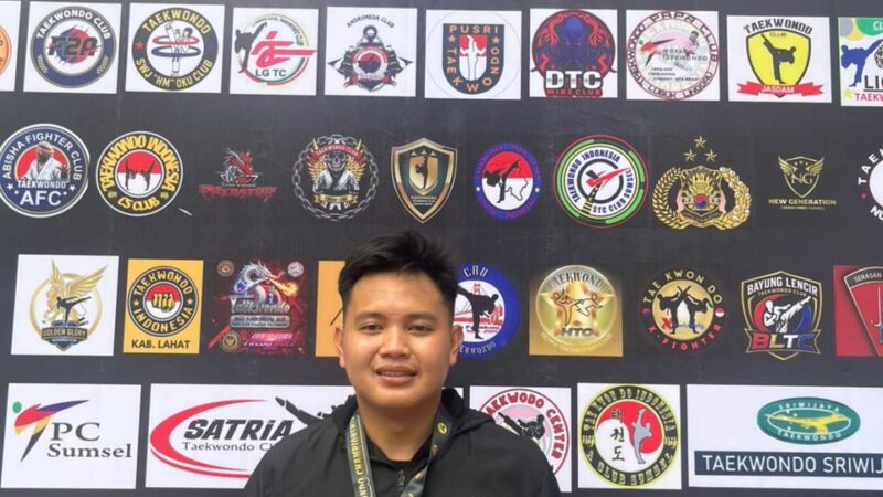 BRIPDA M.FIKRI DARMAWAN PERSONIL POLRES LUBUK LINGGAU YANG SUKSES MEREBUT JUARA 1 SEKALIGUS MENGAMANKAN MEDALI EMAS PADA AJANG BERGENGSI KEJUARAAN TAEKWONDO MOKA CHAMPIONSHIP 2026