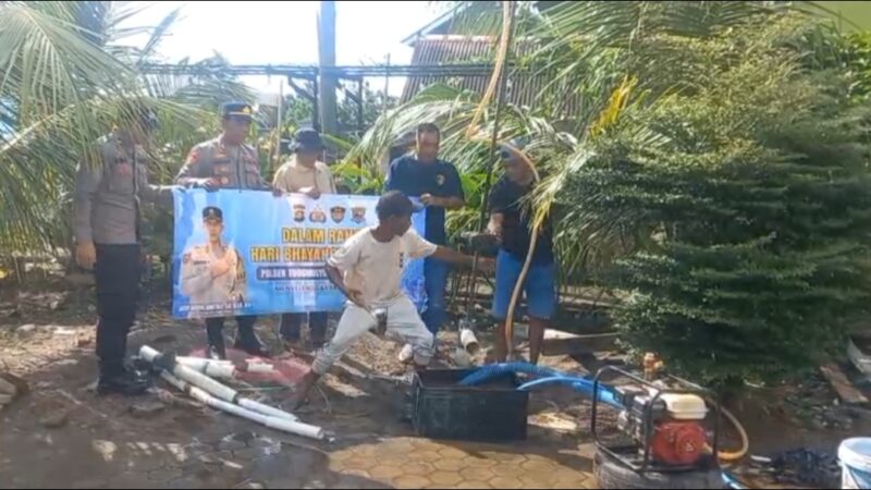 Sambut Hari Bhayangkara ke-80, Polres Musi Rawas Kembali Bangun Sumur Bor Di Masjid Ar Rohman