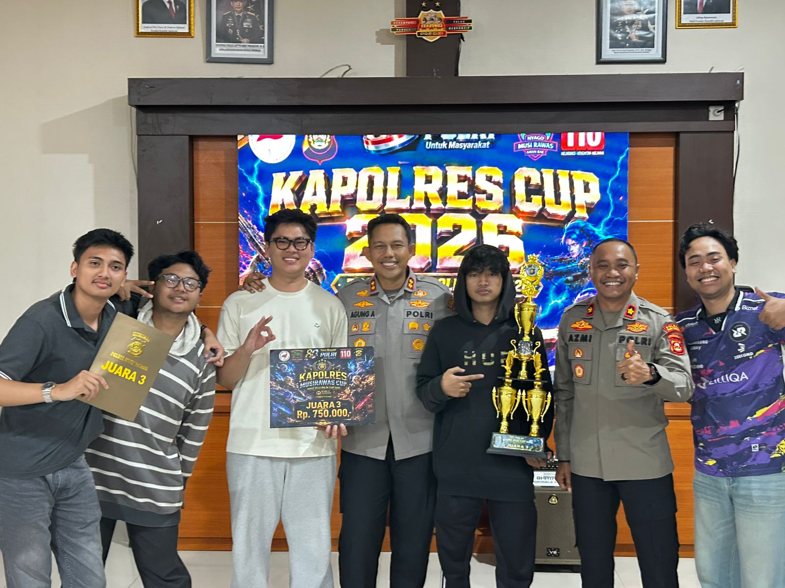 Sambut Hari Bhayangkara ke-80, Polres Musi Rawas Sukses Gelar Turnamen E-Sport Mobile Legends Kapolri Cup 2026