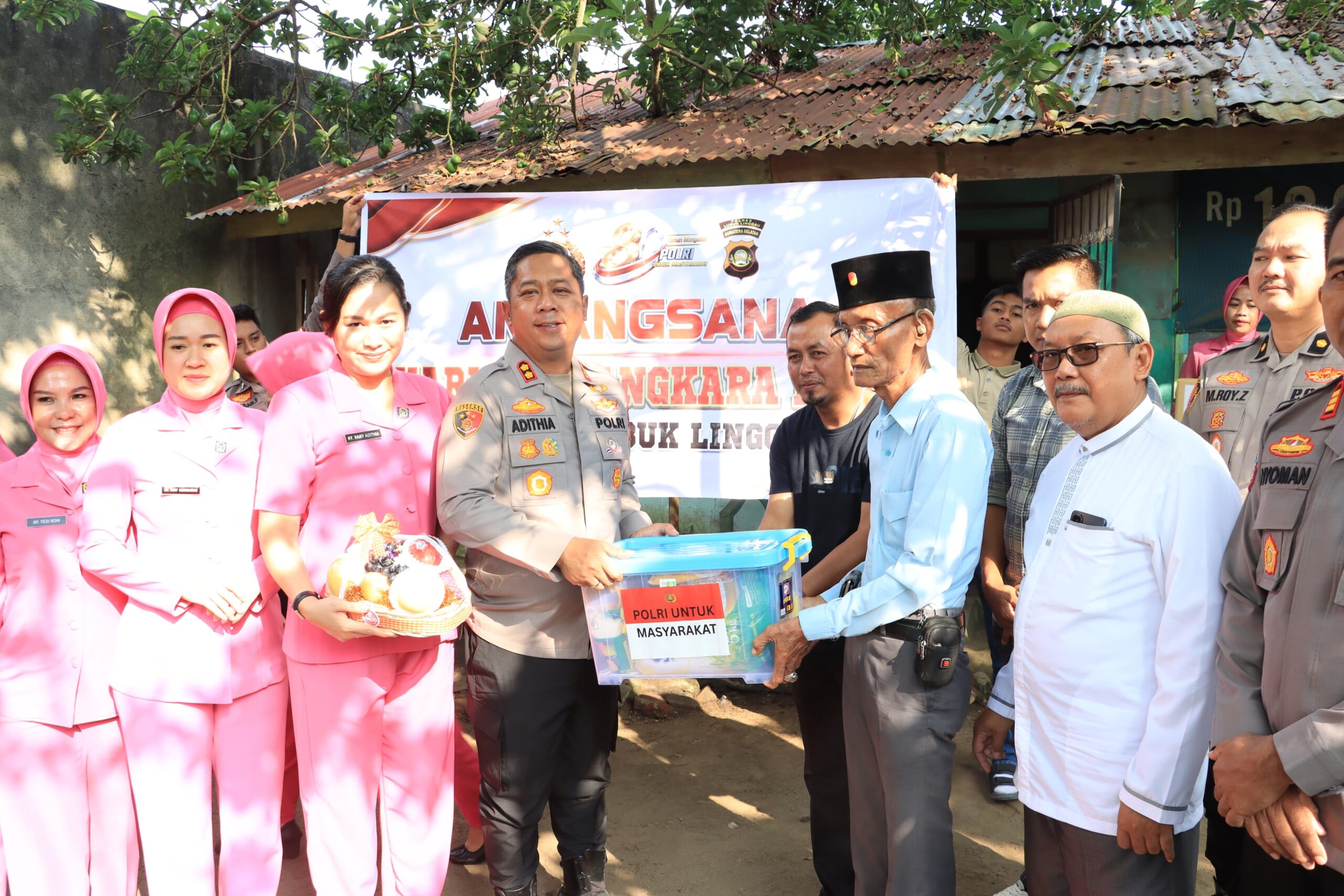 Menjaga Tali Silaturahmi Bentuk Penghormatan Atas Dedikasi Senior Korps Bhayangkara Kapolres Bersama Ketua Bhayangkari Cabang Lubuklinggau Anjangsana 