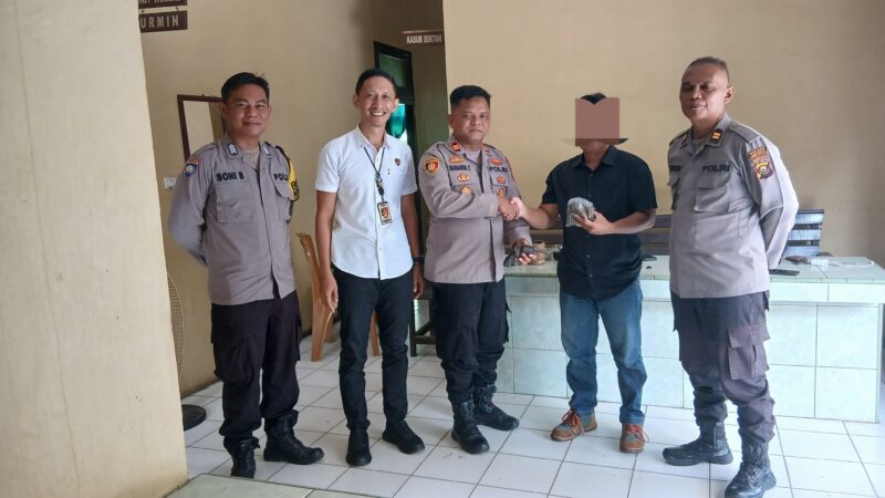 Kapolsek Lubuklinggau Utara I, Apresiasi Warga Atas kesadaran hukum Sukarela Serahkan Senjata Api Rakitan Beserta Puluhan Butir Amunisi 