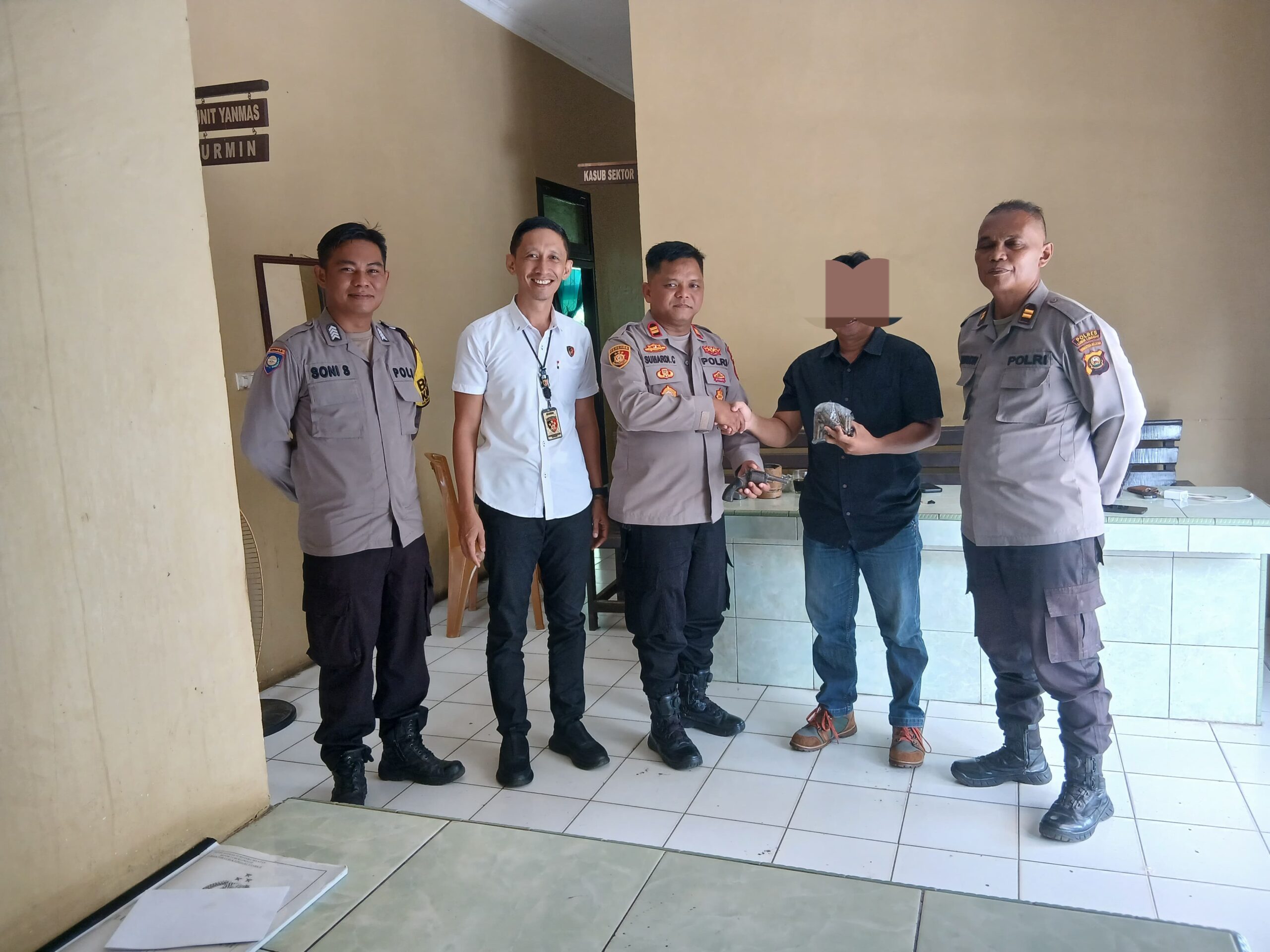 Kapolsek Lubuklinggau Utara I, Apresiasi Warga Atas kesadaran hukum Sukarela Serahkan Senjata Api Rakitan Beserta Puluhan Butir Amunisi