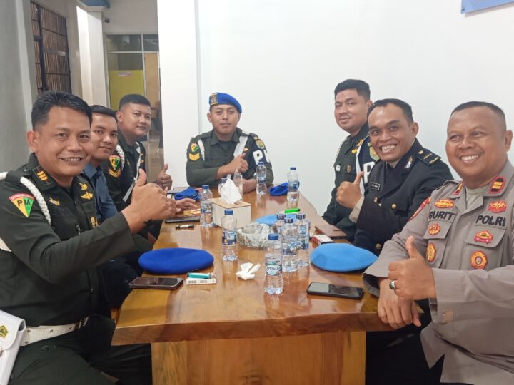 Hari Bhayangkara ke-80 Kokohnya Sinergitas antara TNI dan Polri jajaran Subdenpom II/4-5 Kunjungi Polres Lubuk Linggau 
