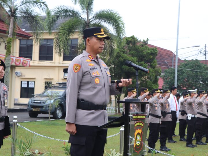 Kapolres Musi Rawas Pimpin Upacara Kenaikan Pangkat 34 Personel: Wujud Apresiasi atas Dedikasi dan Loyalitas