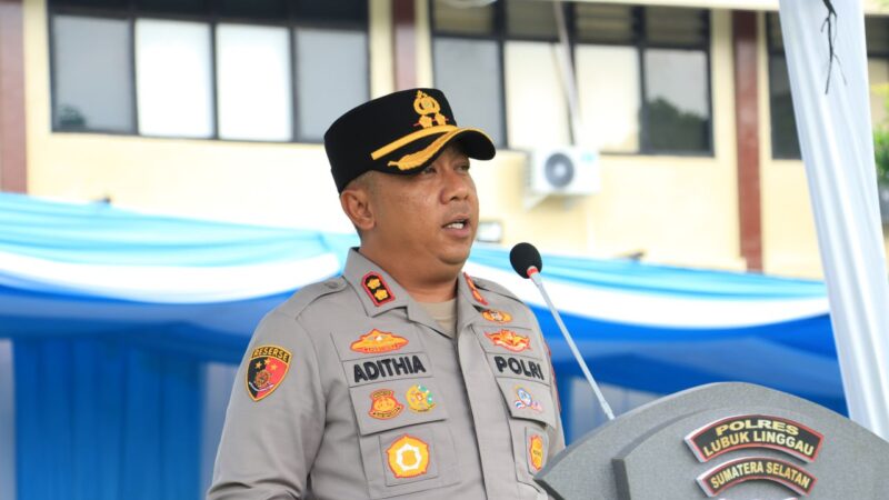 Kapolres Lubuk Linggau AKBP Adithia Bagus Arjunadi Apresiasi 48 Kenaikan Pangkat Personil Terbaik Berprestasi