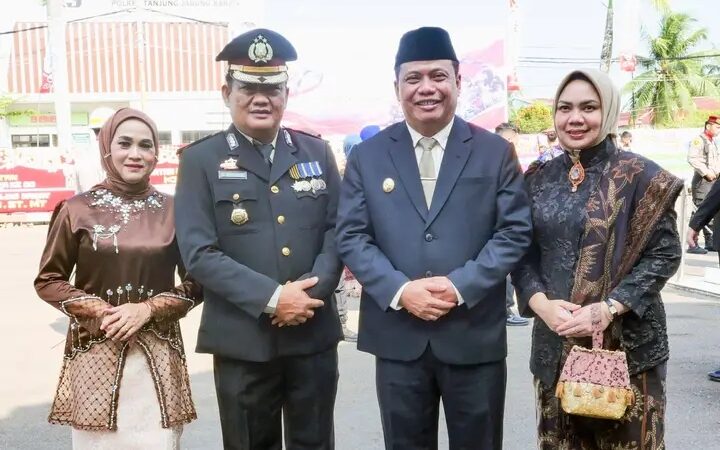 Wabup Katamso Hadiri Upacara dan Syukuran Hari Bhayangkara ke-80 Polres Tanjung Jabung Barat