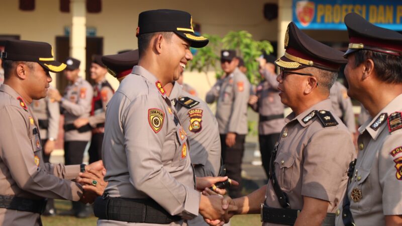 *Pimpin Sertijab Empat Pejabat Utama, Kapolres Musi Rawas: Ini Dinamika Lazim Demi Regenerasi Organisasi*