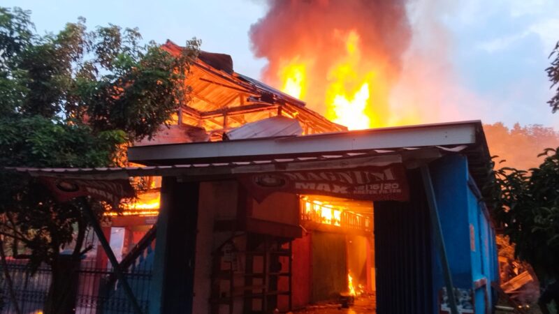 Rumah Panggung Warga di Musi Rawas Ludes Terbakar, Diduga Akibat Korsleting Listrik