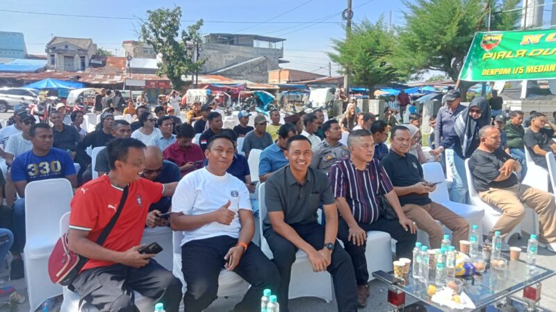 Luar Biasa! Nobar Piala Dunia Bersama Dandenpom 1/5 Medan Disambut Antusias Gemuruh Warga