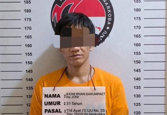 Residivis Pengedar Sabu Ditangkap Satres Narkoba Polres Labuhanbatu