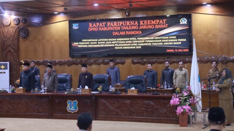 Bupati dan Wakil Bupati Hadiri Rapat Paripurna Keempat DPRD, Ranperda Pertanggungjawaban APBD 2025 Disetujui Bersama