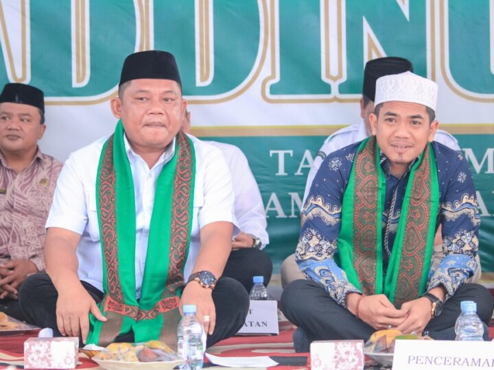 Dua Santri Raih Beasiswa ke Mesir, Wabup Labuhanbatu Hadiri Tabligh Akbar di Ponpes Addinussyarifiah
