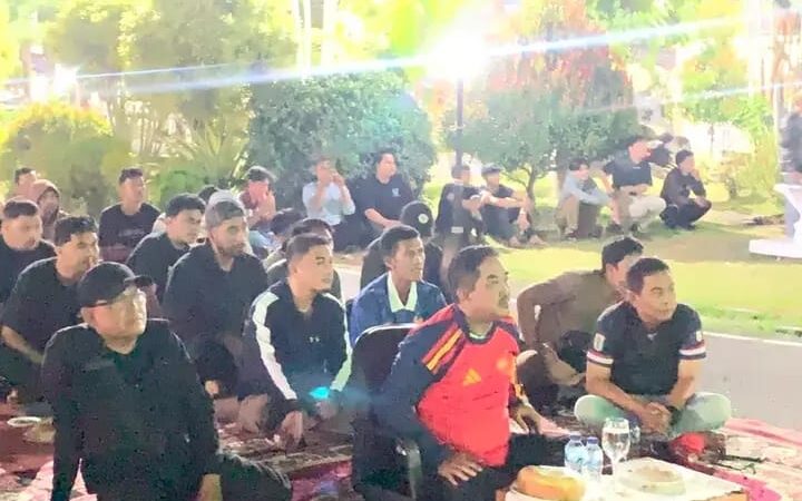 Bupati Anwar Sadat Nobar Semifinal Piala Dunia 2026 Spanyol vs Prancis Bersama Masyarakat