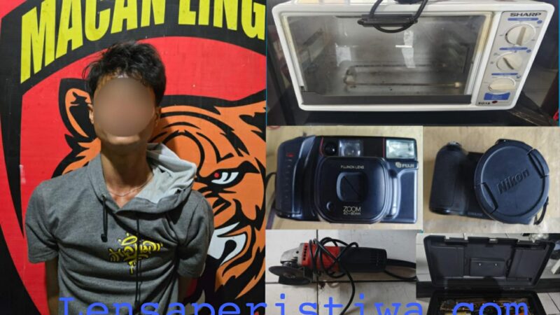 TIM UNIT PIDUM SATRESKRIM POLRES LUBUK LINGGAU MENANGKAP SEORANG PELAKU PEMBOBOLAN RUMAH WARGA