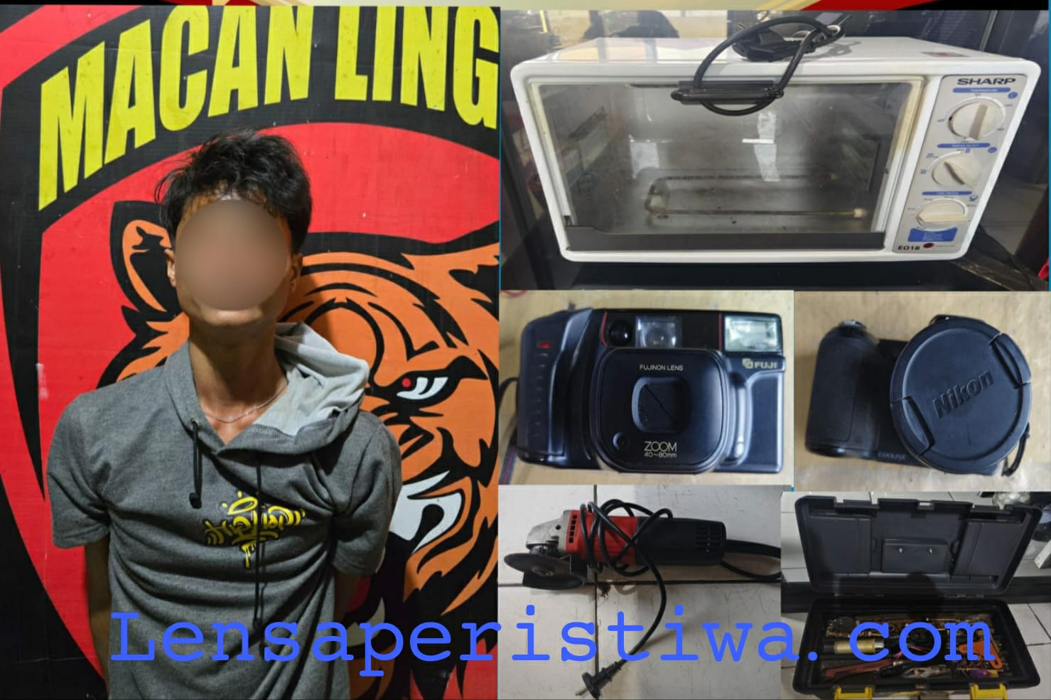 TIM UNIT PIDUM SATRESKRIM POLRES LUBUK LINGGAU MENANGKAP SEORANG PELAKU PEMBOBOLAN RUMAH WARGA