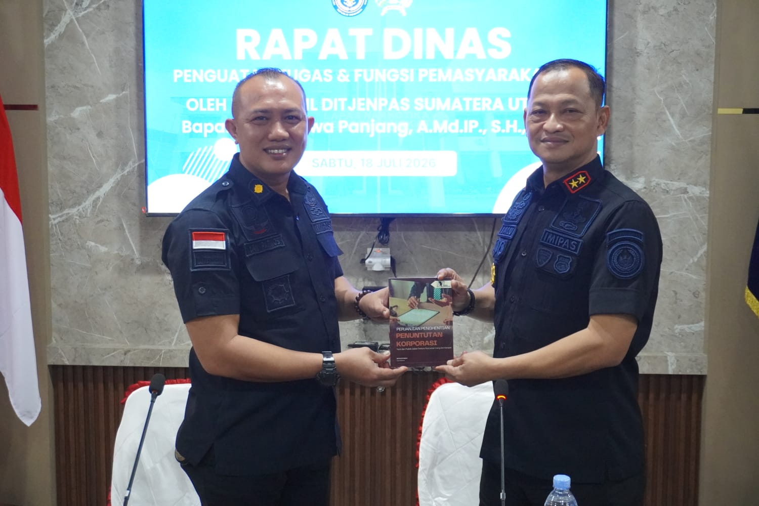 Perkuat Kinerja UPT Pemasyarakatan Langkat, Kakanwil Ditjenpas Sumut Lakukan Bintorwasdal di Lapas Narkotika Langkat