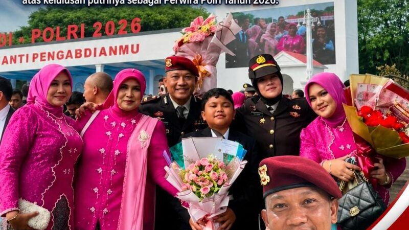 Di Lantik Presiden Prabowo, Di Balik Kesuksesan IPDA Mutiara Hardiyanti Miliki Sosok Ayah Teladan dan Sayang Keluarga