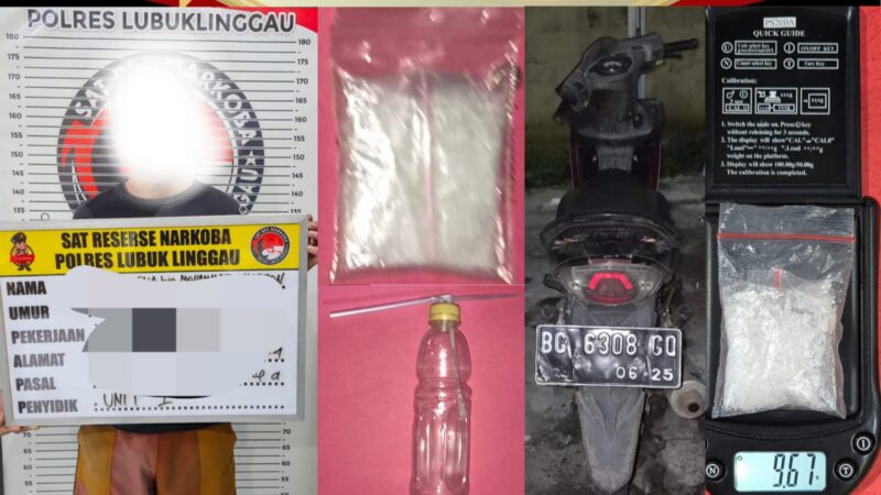 Satresnarkoba Polres Lubuklinggau Ungkap Kasus Pengedar Sekaligus Pemakai Narkoba