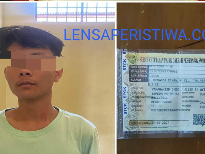 POLSEK LUBUK LINGGAU SELATAN MENANGKAP PEMUDA YANG MENGGELAPKAN MOTOR TEMANNYA SENDIRI,ALASAN MAU BELI MINUMAN