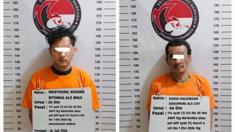 SATRESNARKOBA BEKUK COY & IMAS, 5,72 GRAM SB DAN MOBIL RUSH AMAN DI RANTAU SELATAN!