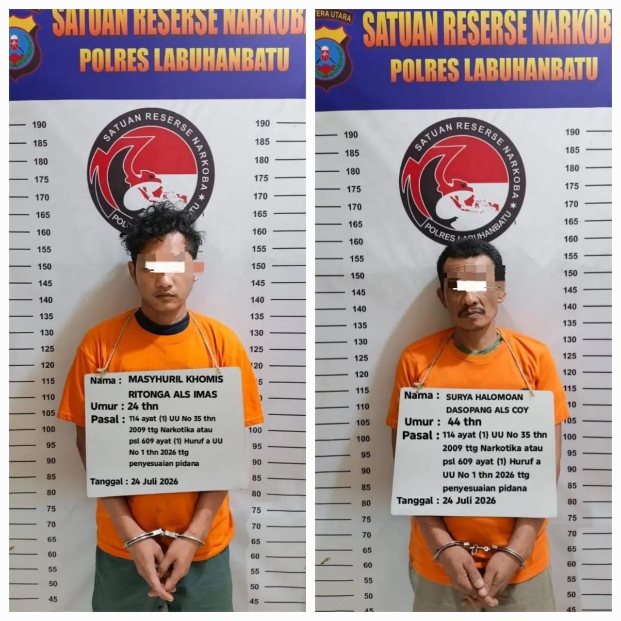 SATRESNARKOBA BEKUK COY & IMAS, 5,72 GRAM SB DAN MOBIL RUSH AMAN DI RANTAU SELATAN!