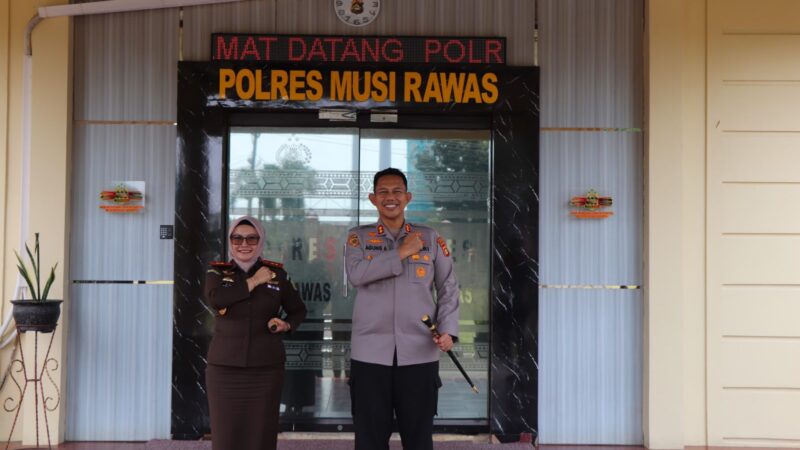 Perkuat Sinergitas Penegakan Hukum, Kapolres Musi Rawas Terima Kunjungan Kerja Kajari Musi Rawas