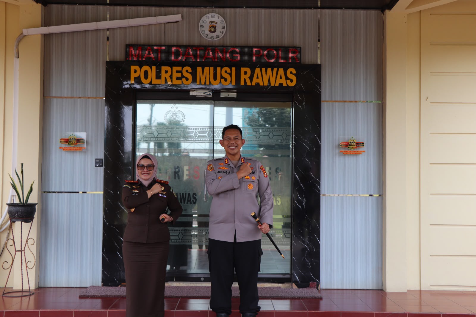 Perkuat Sinergitas Penegakan Hukum, Kapolres Musi Rawas Terima Kunjungan Kerja Kajari Musi Rawas