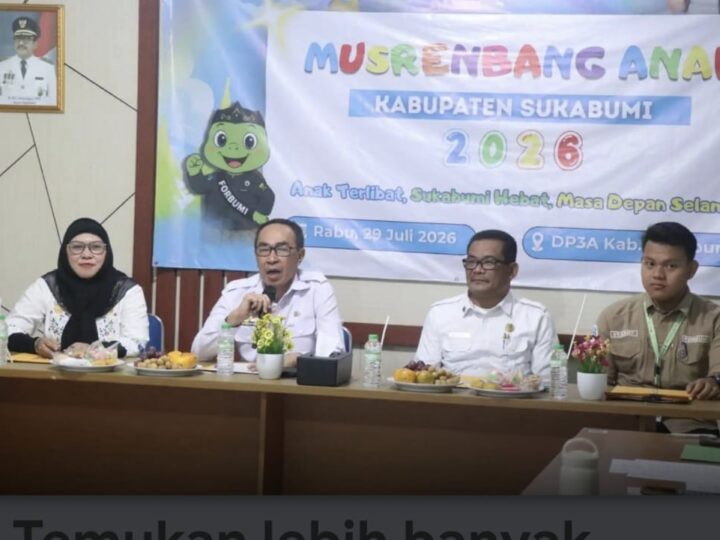 Sekda Kabupaten Sukabumi Buka Musrenbang Anak 