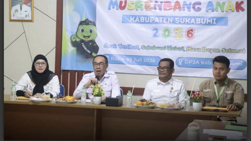 Sekda Kabupaten Sukabumi Buka Musrenbang Anak 