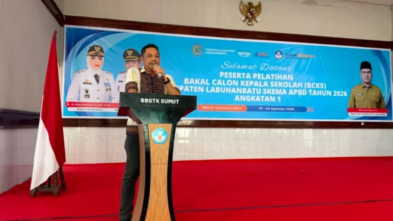 Kadisdik Labuhanbatu Minta Kepala Sekolah Bawa Hasil Pelatihan BCKS Jadi Aksi Nyata