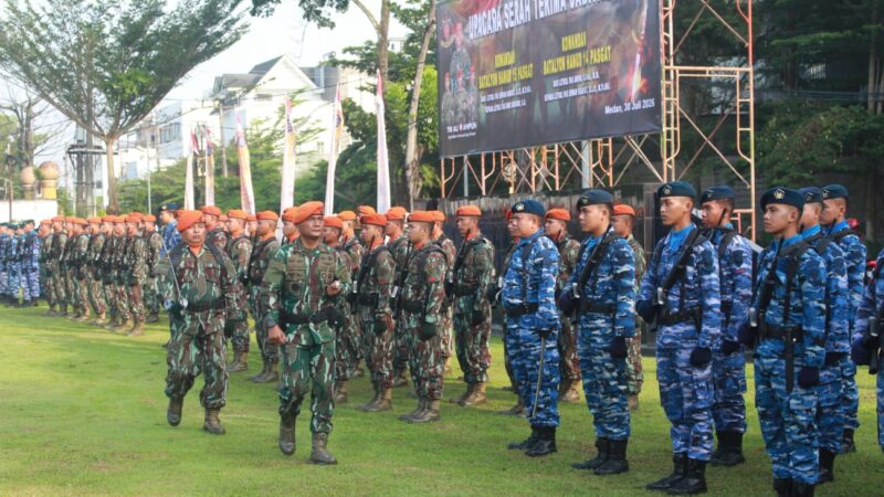 Resimen Hanud 1 Pasgat Gelar Upacara Serah Terima Jabatan Komandan Yonhanud 15 Pasgat