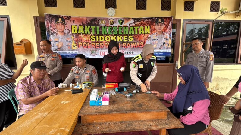 Merawat Napas, Menjaga Alam: Aksi Humanis Polres Musi Rawas Lewat Bakti Kesehatan Mitigasi Karhutla