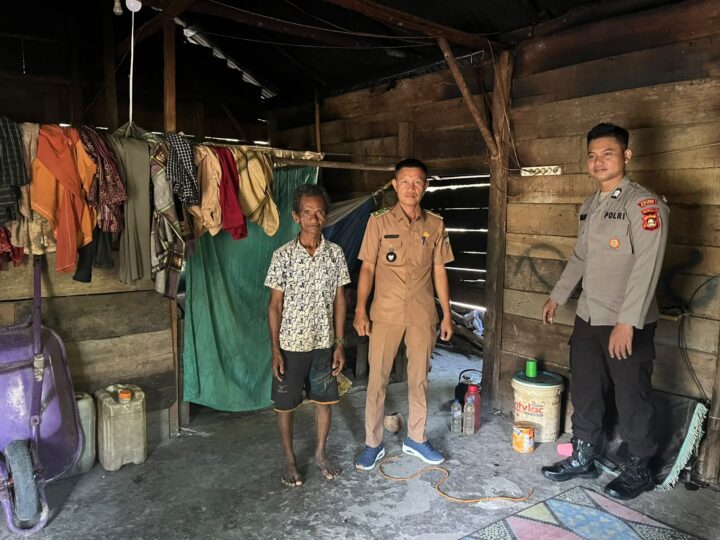 Rumah Darpin Tak Layak Huni, Polres Musi Rawas Hadir Bawa Harapan Lewat Bedah Rumah