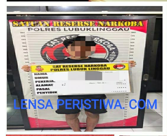 SATRESNARKOBA LUBUK LINGGAU MENGAMAN SEORANG REMAJA YANG MEMBAWA 8 BUTIR EKSTASI DI CAFE MELODI CINTA (MC)