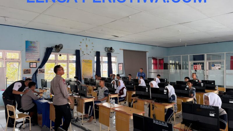 POLRES LUBUK LINGGAU MELAKUKAN EDUKASI DENGAN PELAJARAN SMK NEGERI 1,MENCEGAH PENYALAHGUNAAN DI MEDIA SOSIAL 