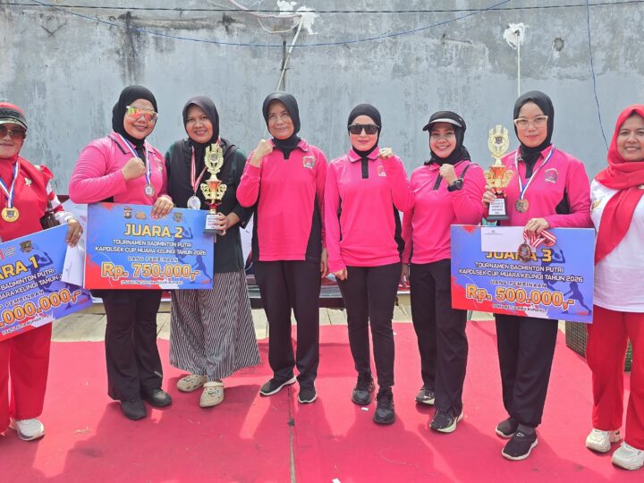 Semarak HUT RI ke-81: Bhayangkari Ranting Muara Kelingi Polres Musi Rawas adakan Senam Bersama dan Lomba