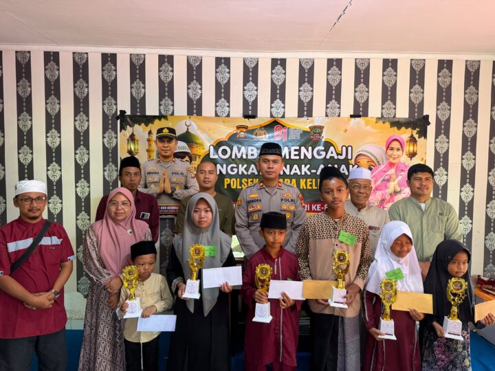 Polsek Muara Kelingi Polres Musi Rawas Hadir di Tengah Generasi Qur’ani: Semarak Kemerdekaan melalui Lomba Mengaji Anak-Anak