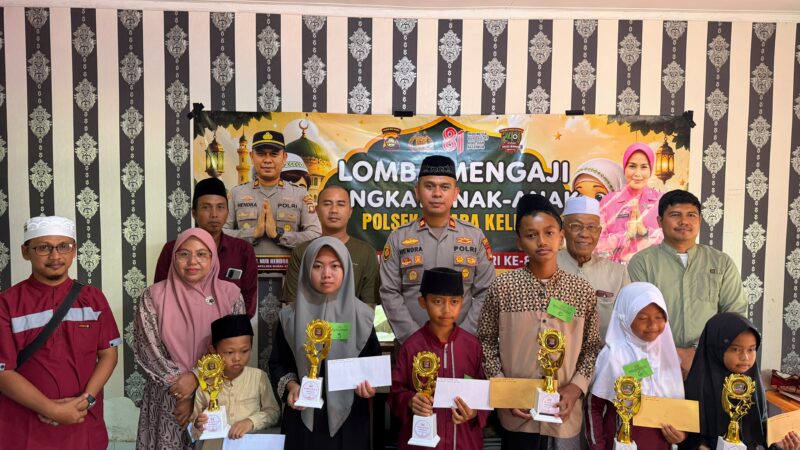 Polsek Muara Kelingi Polres Musi Rawas Hadir di Tengah Generasi Qur’ani: Semarak Kemerdekaan melalui Lomba Mengaji Anak-Anak
