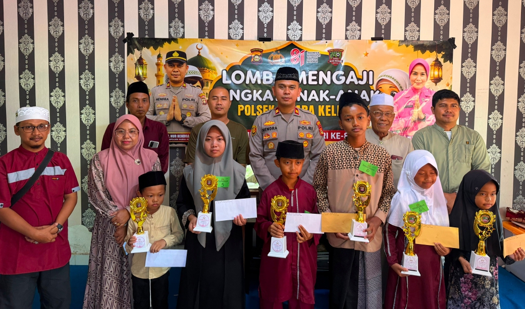 Polsek Muara Kelingi Polres Musi Rawas Hadir di Tengah Generasi Qur’ani: Semarak Kemerdekaan melalui Lomba Mengaji Anak-Anak