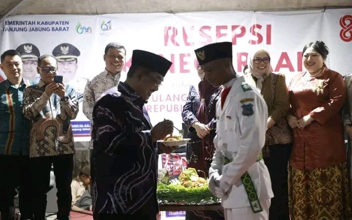 Malam Resepsi Kenegaraan, Bupati Tanjab Barat: Kemerdekaan Adalah Awal Tanggung Jawab Membangun Negeri
