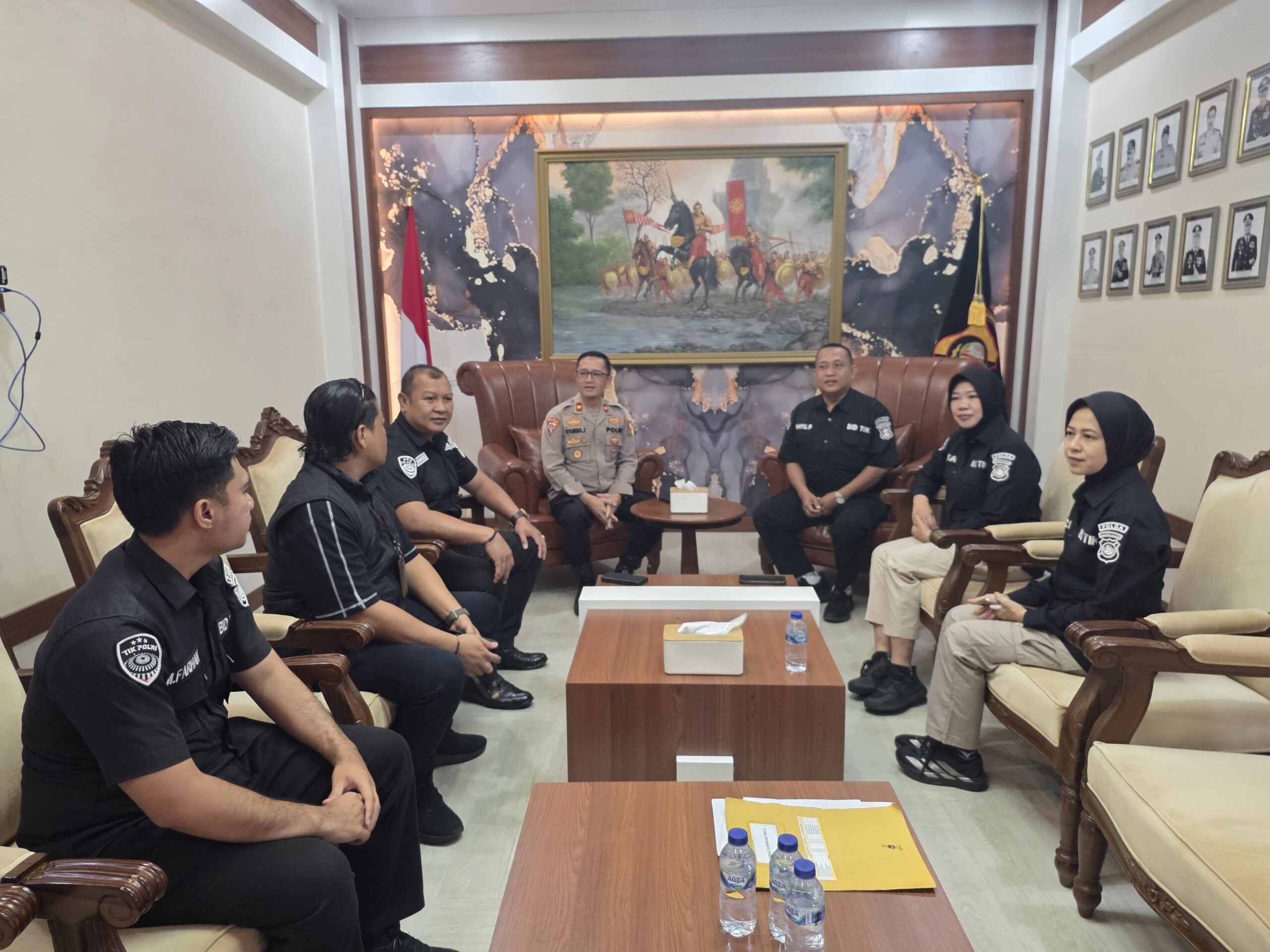Polres Lubuk Linggau Sambut Baik Kunjungan Supervisi dari Bid TIK Polda Sumatera Selatan 
