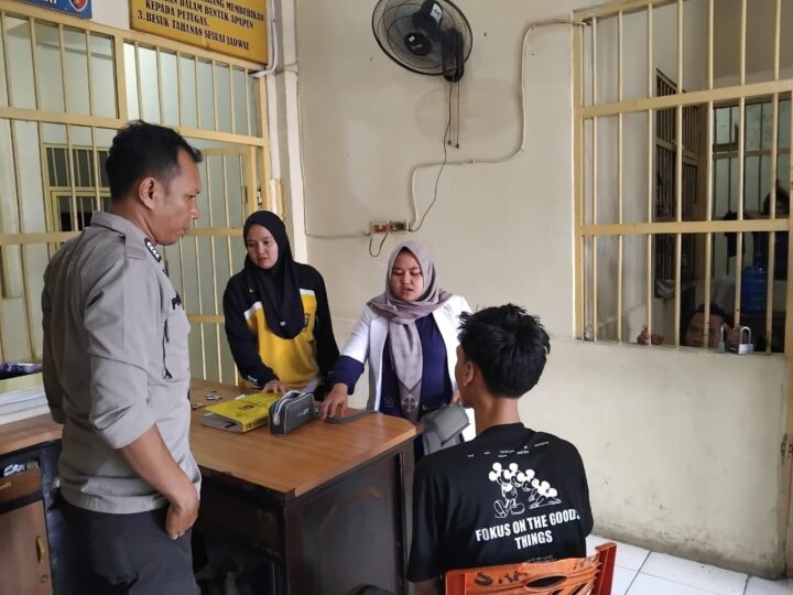 Polres Lubuk Linggau Tegaskan Pelayanan Kesehatan Optimal bagi Tahanan Rutan   