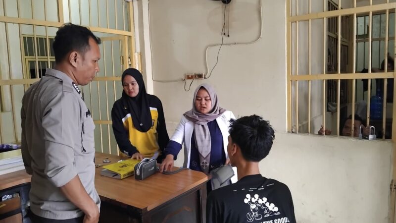 Polres Lubuk Linggau Tegaskan Pelayanan Kesehatan Optimal bagi Tahanan Rutan