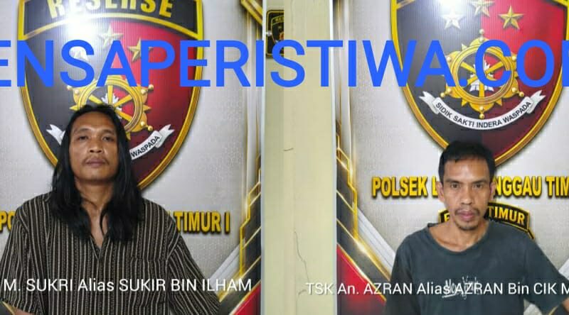 UNIT RESKRIM POLSEK LUBUK LINGGAU TIMUR 1,BERHASIL MENANGKAP DUA TERSANGKA DALAM KASUS PENCURIAN
