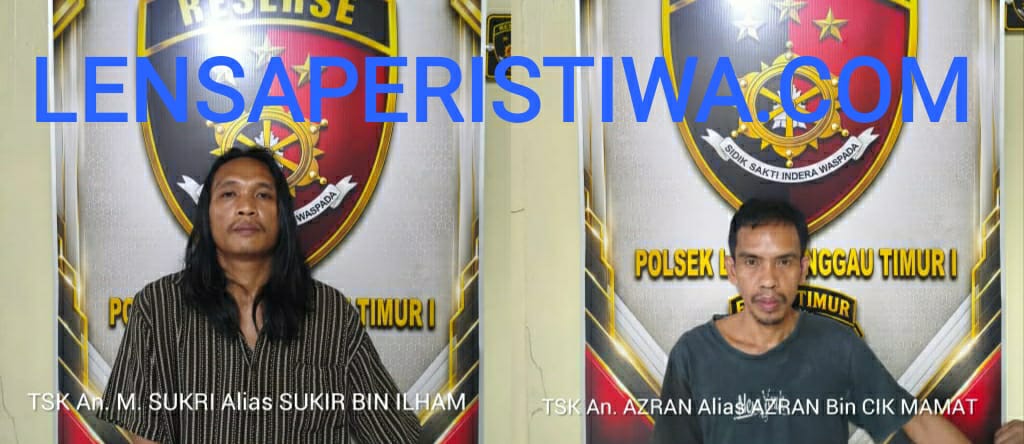 UNIT RESKRIM POLSEK LUBUK LINGGAU TIMUR 1,BERHASIL MENANGKAP DUA TERSANGKA DALAM KASUS PENCURIAN