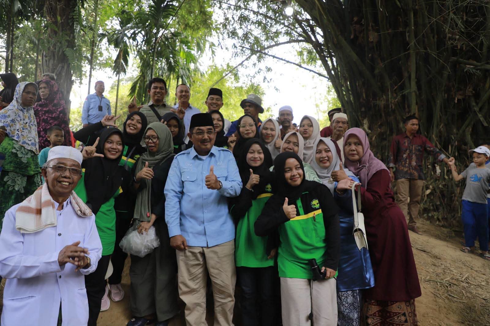 Resmikan Lubuk Larangan di Desa Lubuk Bernai, Bupati Anwar Sadat Ajak Masyarakat Jaga Sungai dan Kelestarian Ekosistem