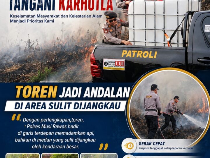 Modifikasi Mobil Patroli Dilengkapi Toren Garda Terdepan Penanganan Karhutla